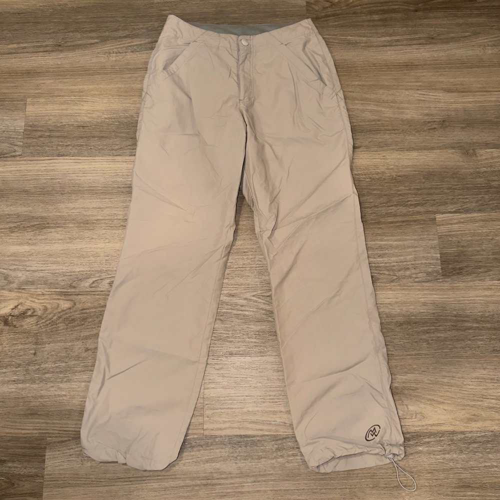 Cloudveil Mens Beige Nylon Hiking Pants Straight Leg Outdoor Trousers 30x30